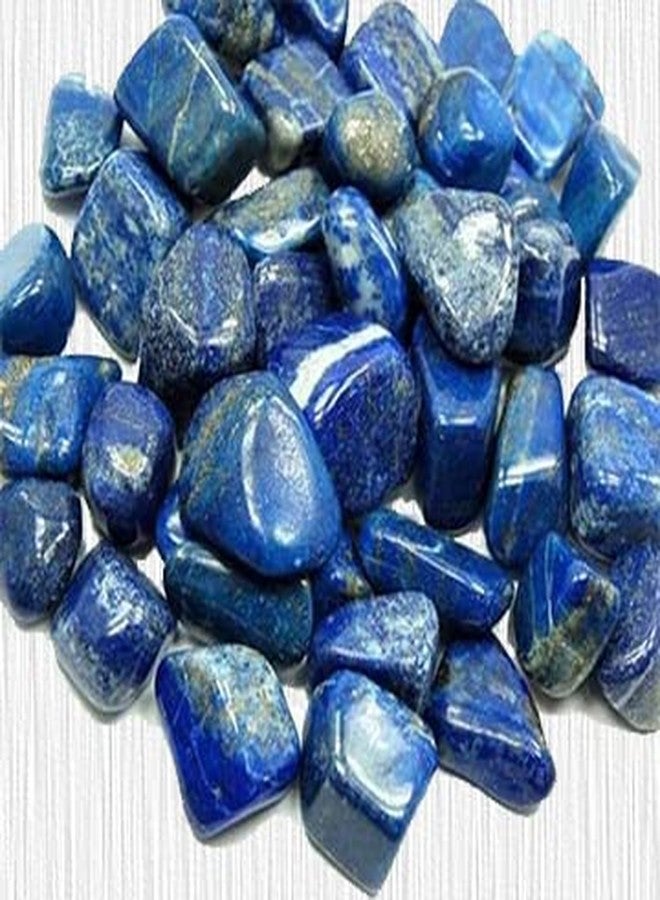 TOI SHOP Blue Lapis Tumble/Pebbles Stone. for Reiki, Crystal, Vastu, Fang Shui Aura, Home Decor, Office Decor, Gifting, Good Luck, showpiece etc. (Blue Lapis, 900gm) - Image 4